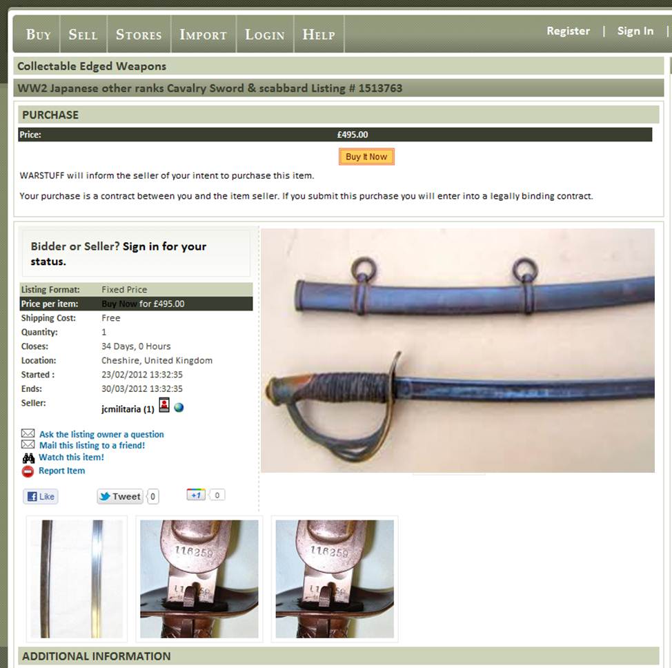 Top 5 Tips for Buying a WWII era Japanese Sword