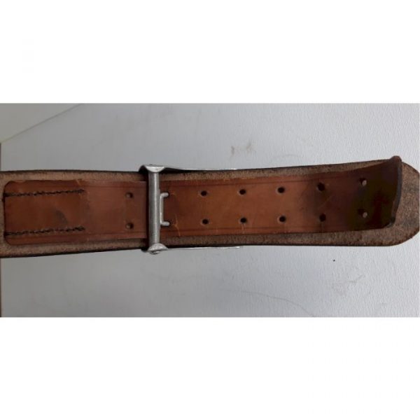 GERMAN WWII HITLER YOUTH ALUMINUM BELT WITH BUCKLE RZM M4/38 - WARSTUFF.COM