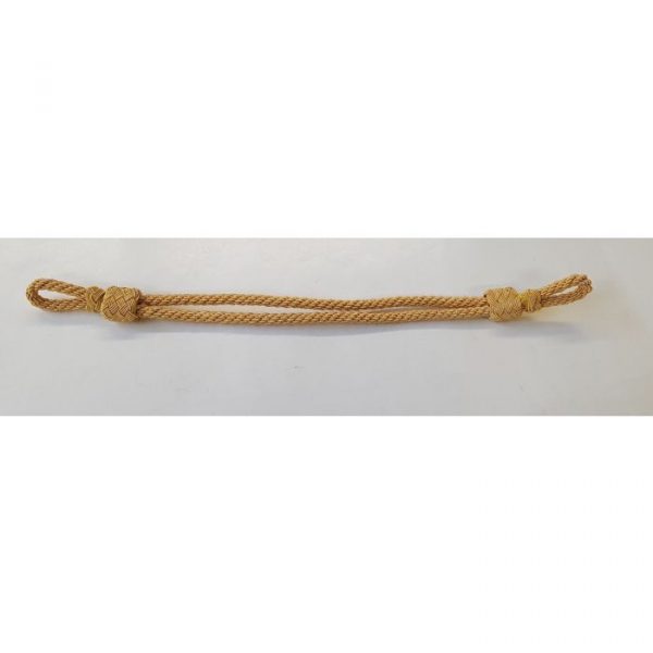 GERMAN OFFICER'S VISOR CAP CHIN STRAP CORD GOLD