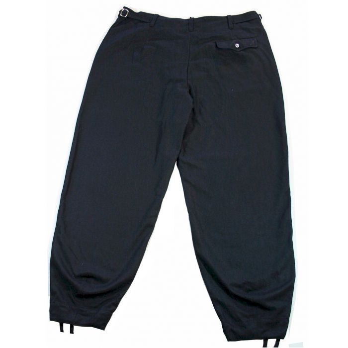 GERMAN WAFFEN SS PANZER BLACK WOOL TROUSERS - WARSTUFF.COM