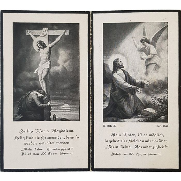 GERMAN WW11 DEATH CARD FOR GEORG SCHNAPP - Image 2