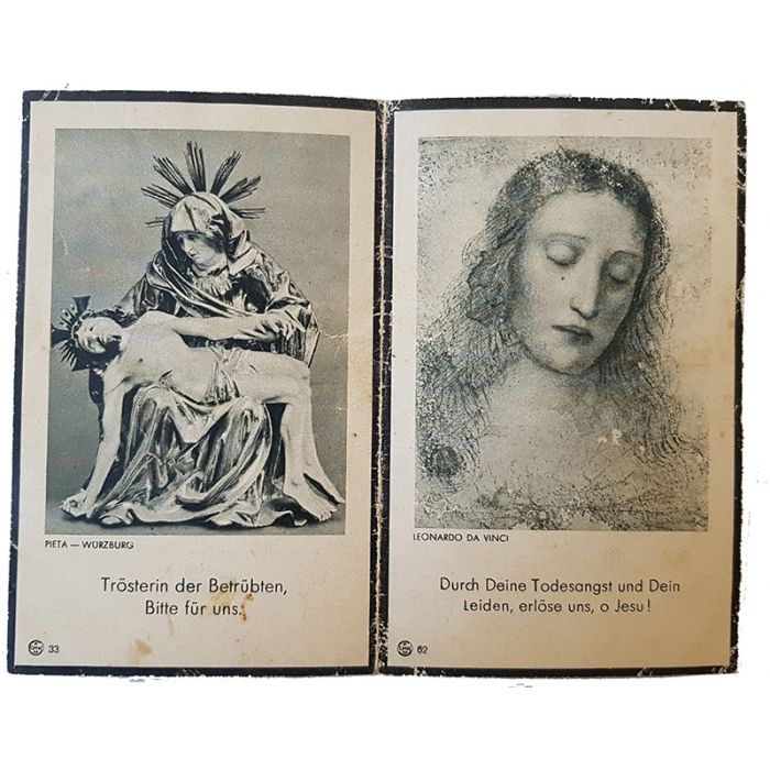 GERMAN WW11 DEATH CARD FOR GEFREITER SIMON HORNUNG - Image 2
