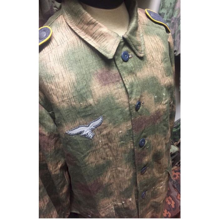 GERMAN WW2 BLUE BAKELITE 22MM BUTTONS FOR FJ SMOCKS GMAX - Image 4