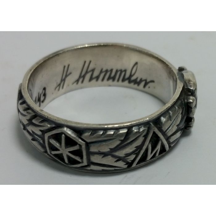 SS TOTENKOPF S.Lb. PEIPER 9.11.43 H. HIMMLER HONOR RING
