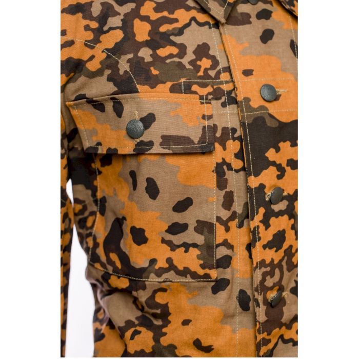 GERMAN WAFFEN SS OAK LEAF A CAMOUFLAGE M43 DRILL TUNIC - Image 6