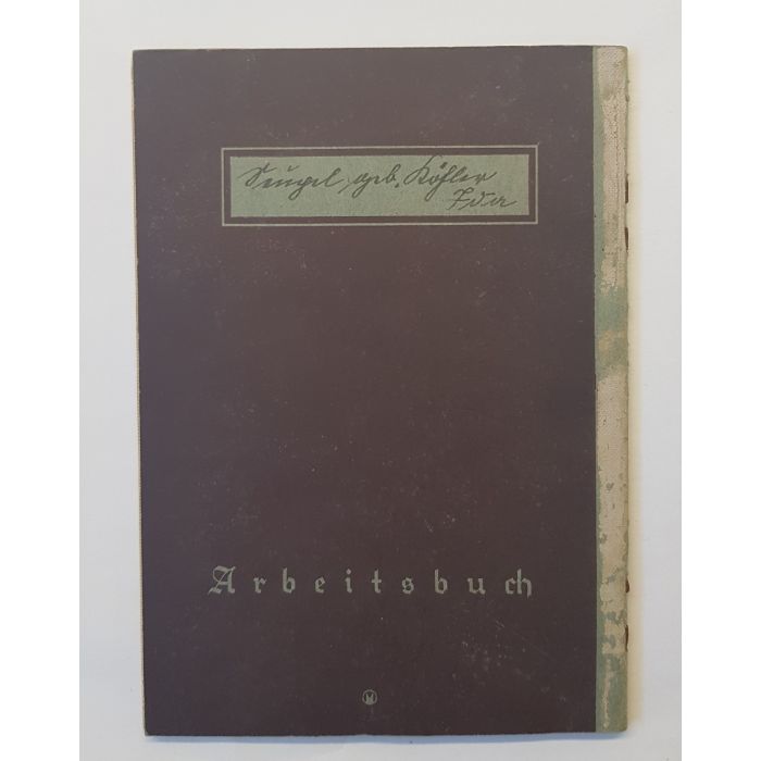 GERMAN 2ND ISSUE VERSION NAZI PARTY PAY WORKBOOK DEUTFCHES REICH ARBEITSBUCH - Image 2