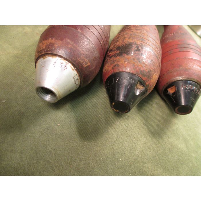 GERMAN WW2 50 MM & 80 MM MORTAR BAKELITE CAPS Lot of 4 - Image 3