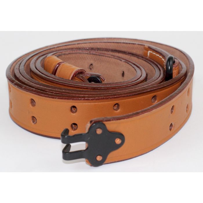 M1 GARAND RIFLE 1907 PATTERN LEATHER SLING WITH STEEL FITTINGS ...
