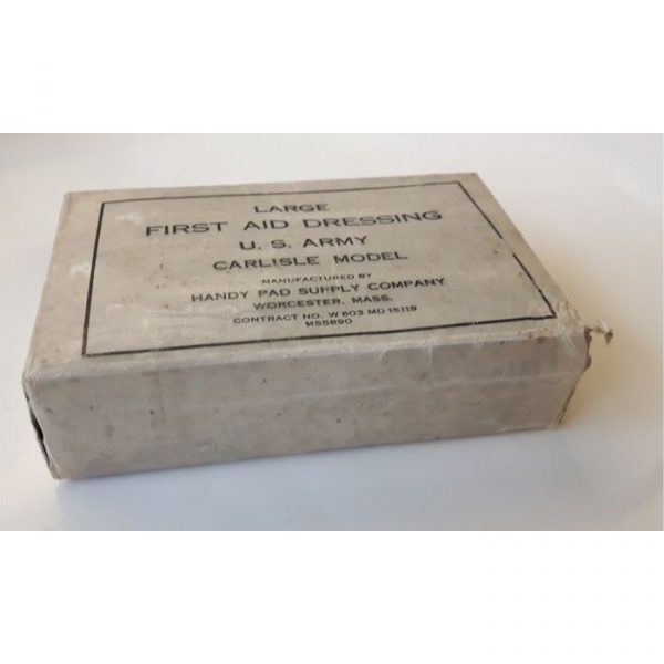 LARGE FIRST AID DRESSING U.S. ARMY CARLISLE MODEL