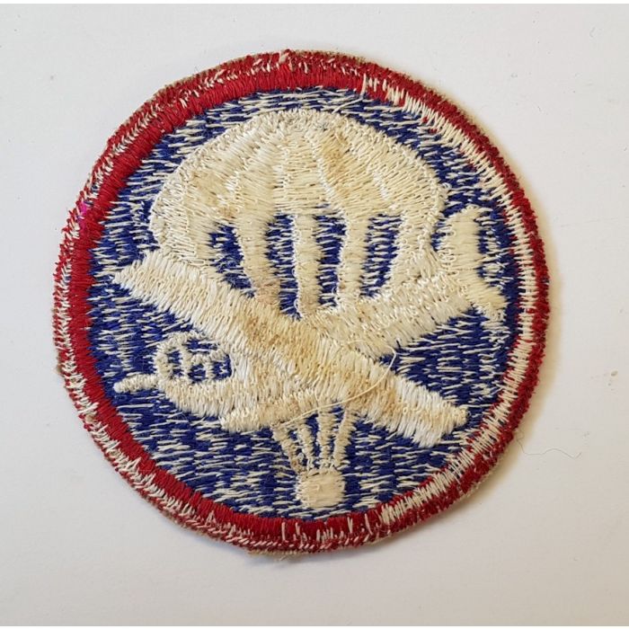 US WW2 AIRBORNE OFFICER'S COMBINED GLIDER PARACHUTE CAP BADGE - Image 2