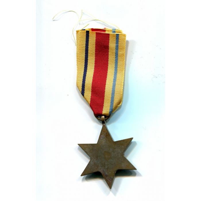 BRITISH CANADA WWII AFRICA STAR MEDAL FOR ACTIVE SERVICE AGAINST ROMMEL IN THE DESERT - Image 2