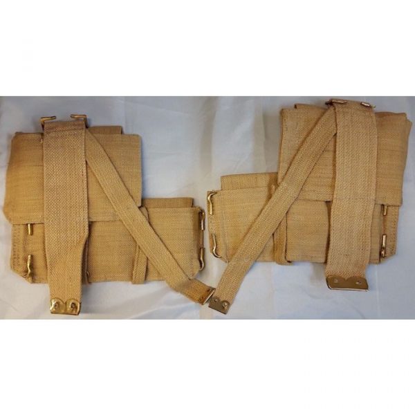 BRITISH WEBBING 1908 AMMO POUCHES