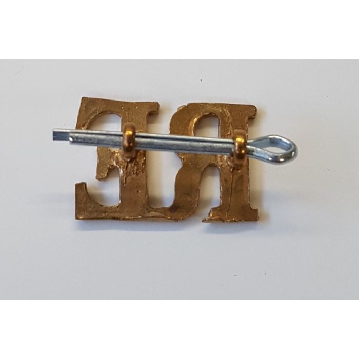 BRITISH WWI ARMY ROYAL ENGINEER CORPS SHOULDER TITLE RE - Image 2