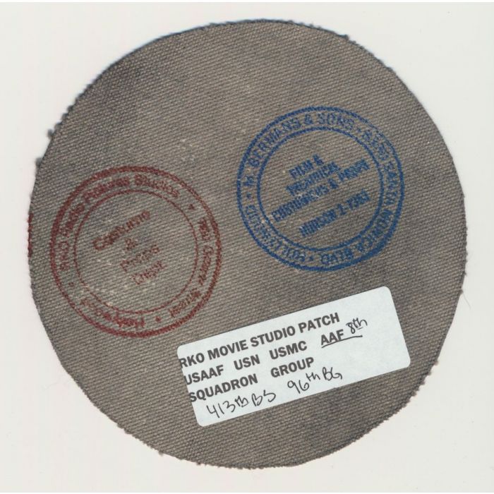 RKO MOVIE STUDIO PATCH USMC 8TH AAF, 96TH BG, 413TH B.S. PATCH - Image 2