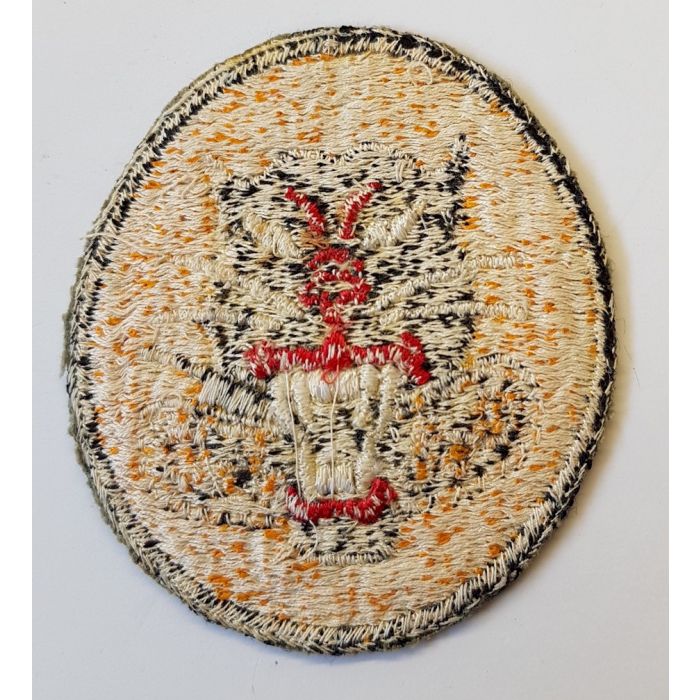 US WW2 TANK DESTROYER PATCH 8 WHEEL CUT EDGE ORIGINAL - Image 2