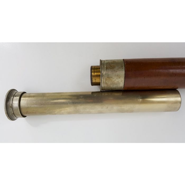 WORLD WAR I BRITISH PERIOD NICKEL PLATED "OFFICERS OF THE WATCH" NAVAL TELESCOPE BY T. COOKE & SONS LTD - Image 5