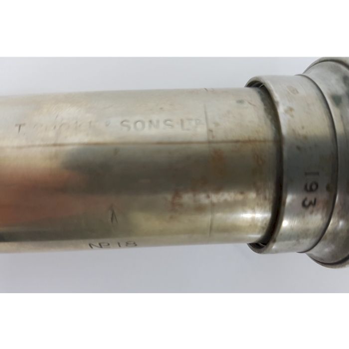 WORLD WAR I BRITISH PERIOD NICKEL PLATED "OFFICERS OF THE WATCH" NAVAL TELESCOPE BY T. COOKE & SONS LTD - Image 9