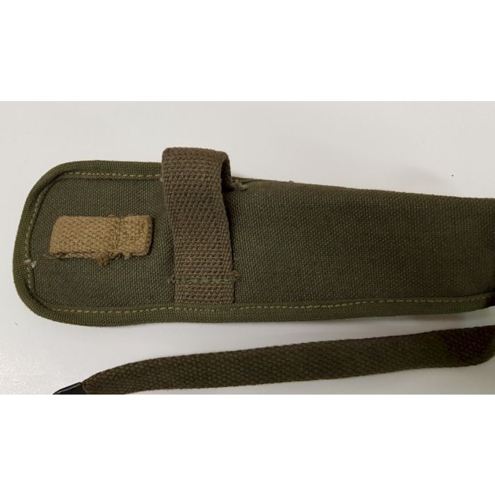 WW2 US MILITARY 1945 M-1910 PICK MATTOCK ENTRENCHING AXE OD # 7 CANVAS COVER CARRIER - Image 6
