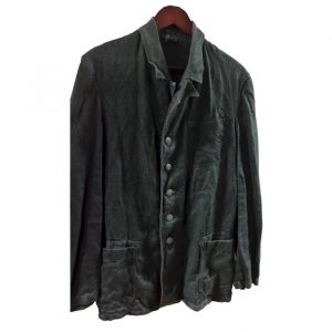 WW2 GERMAN HBT REED GREEN DRILL JACKET ORIGINAL - WARSTUFF.COM