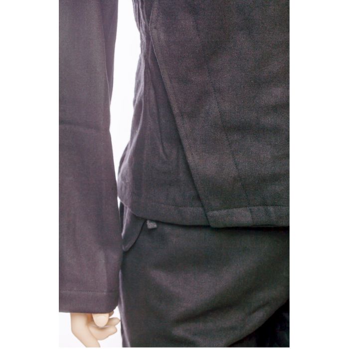 GERMAN SS PANZER SET: BLACK WRAPPER JACKET AND TROUSERS - Image 9