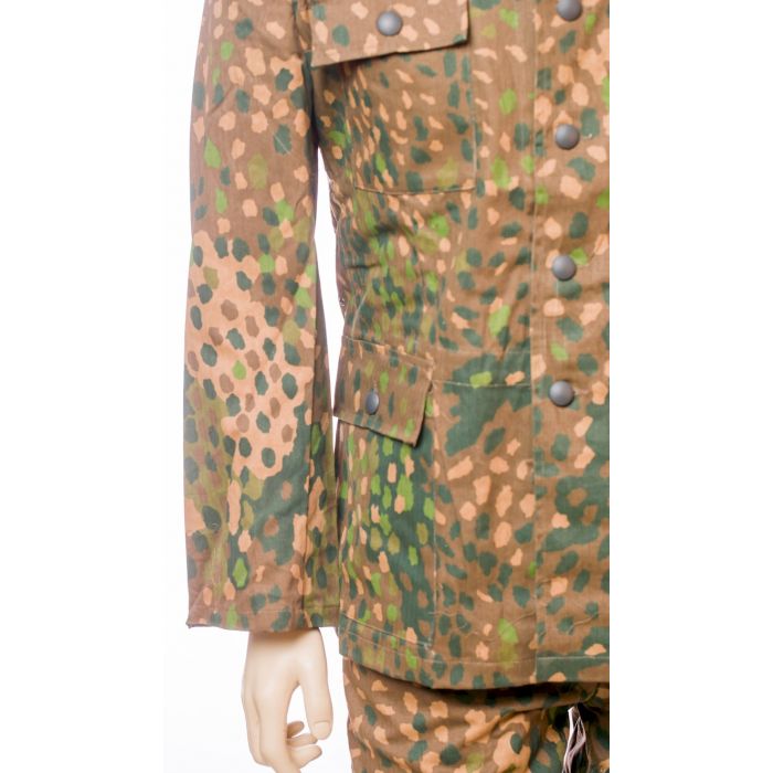 GERMAN SS M-44 DOT PATTERN CAMOUFLAGE DRILL TUNIC & PANTS SET - Image 13