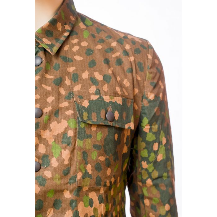 GERMAN SS M-44 DOT PATTERN CAMOUFLAGE DRILL TUNIC & PANTS SET - Image 11
