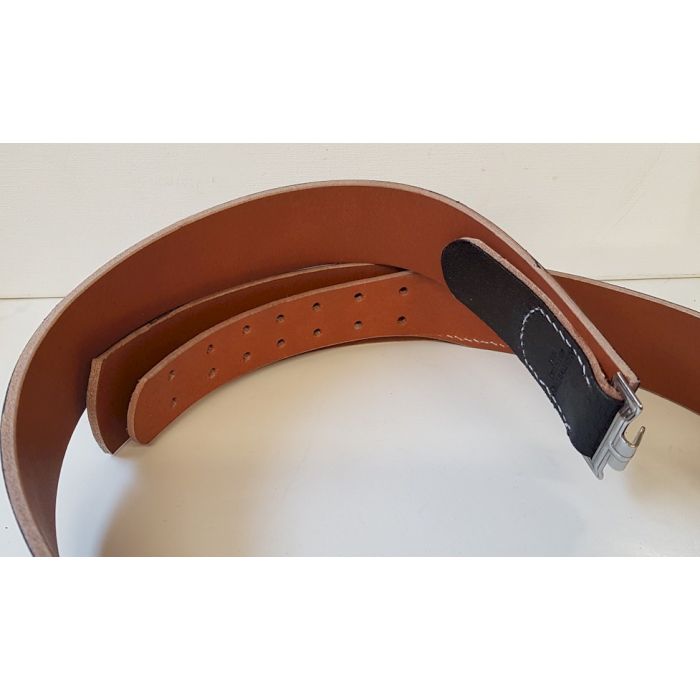 GERMAN WW2 LEATHER ENLISTED MANS BELT - Image 2