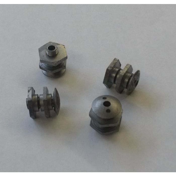 GERMAN M38 STEEL SPANNER BOLTS AND NUTS FOR PARATROOPER HELMET - Image 2