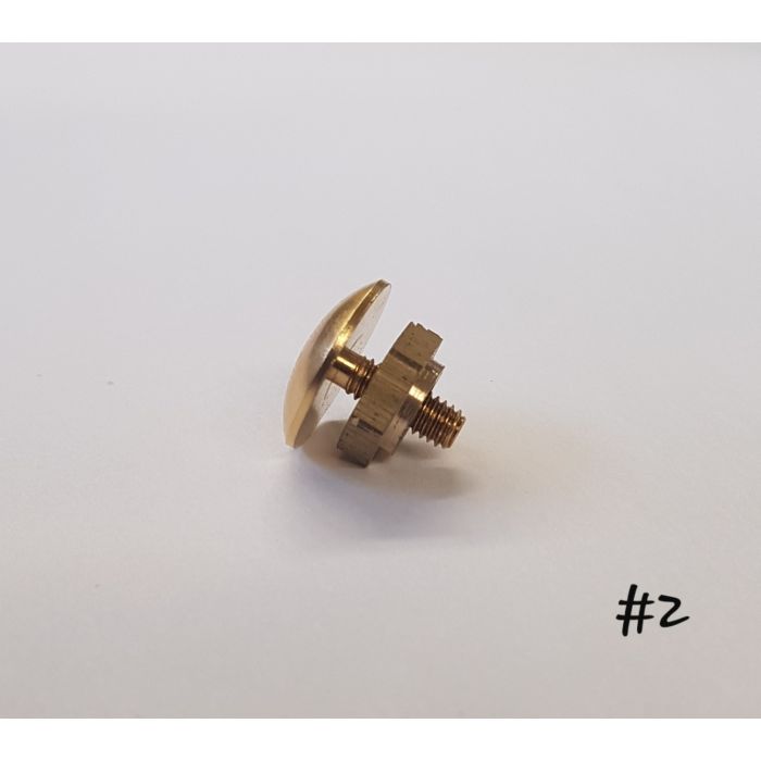 CANADIAN WWII MKII HELMET LINER NUT AND BOLT - Image 7