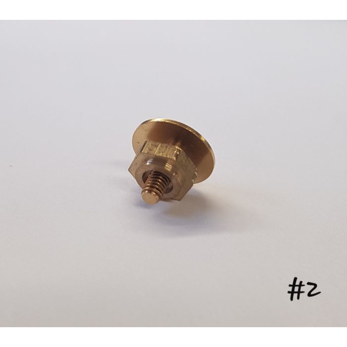 CANADIAN WWII MKII HELMET LINER NUT AND BOLT - Image 8