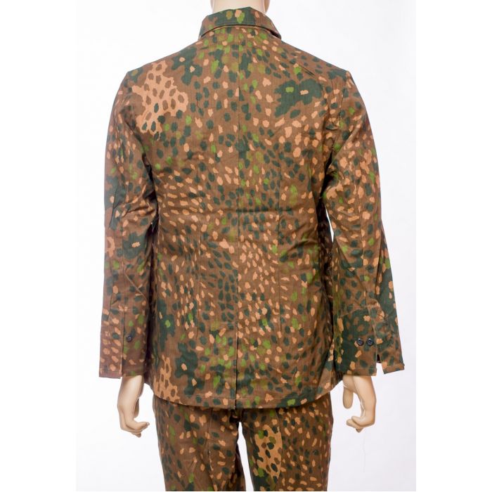 GERMAN SS M-44 DOT PATTERN CAMOUFLAGE DRILL TUNIC & PANTS SET - Image 9