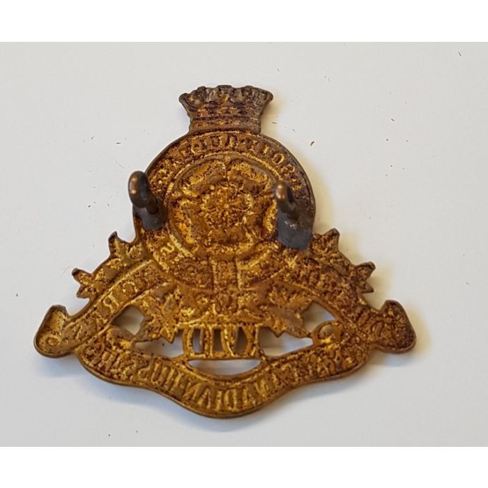CANADIAN 17TH DUKE OF YORKS ROYAL CANADIAN HUSSARS CAP BADGE - Image 2
