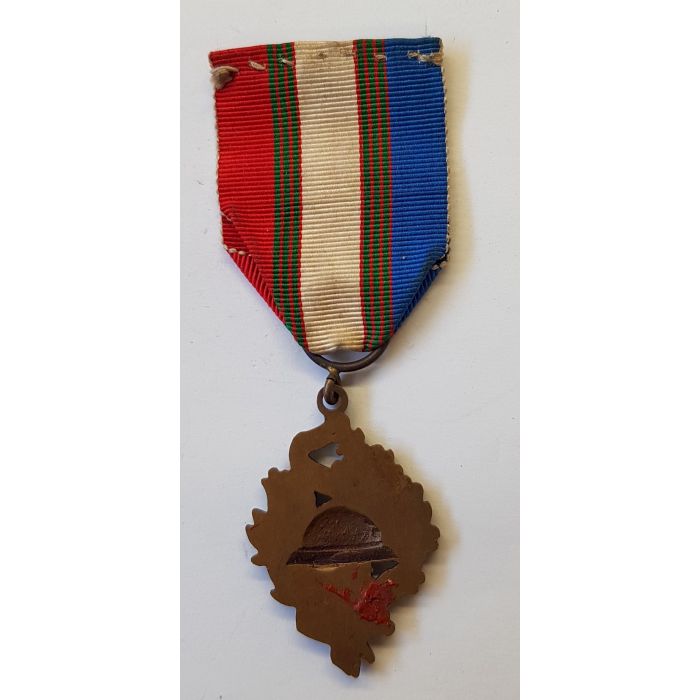 FRANCE WWI VETERANS ASSOCIATION UNC BADGE MILITARY MEDAL 1914 1918 DECORATION FRENCH GREAT WAR CHOBILLON - Image 2