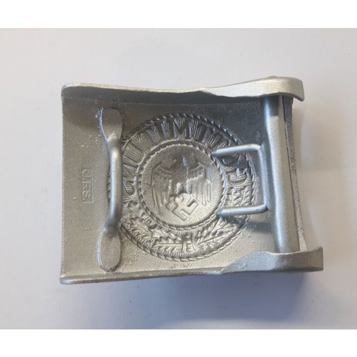 GERMAN BELT BUCKLE ARMY ENLISTED MAN GREY STEEL - Image 2