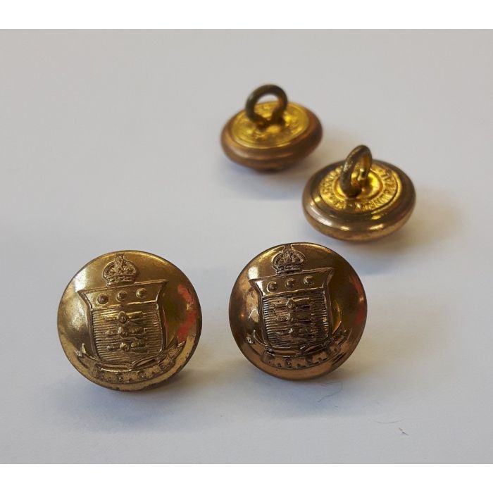 ROYAL CANADIAN ORDNANCE CORPS RCOC BRASS UNIFORM BUTTONS W SCULLY - Image 2