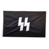 GERMAN SS FLAG OF THE WAFFEN SS WITH SIG RUNES FOR SCHUTZSTAFFEL ...