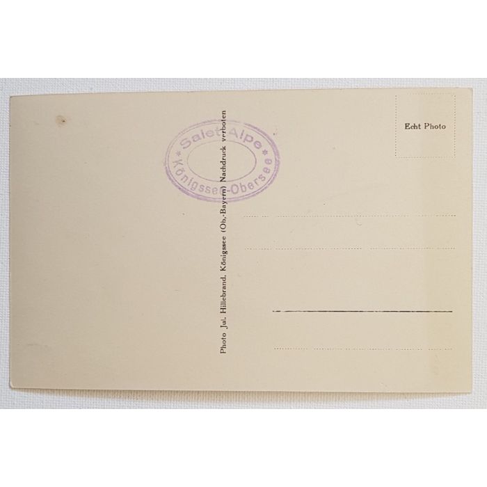 UNSER VOLKSKANZLER ADOLF HITLER POSTCARD - am konigssee den 21 mai 1933 - Image 2