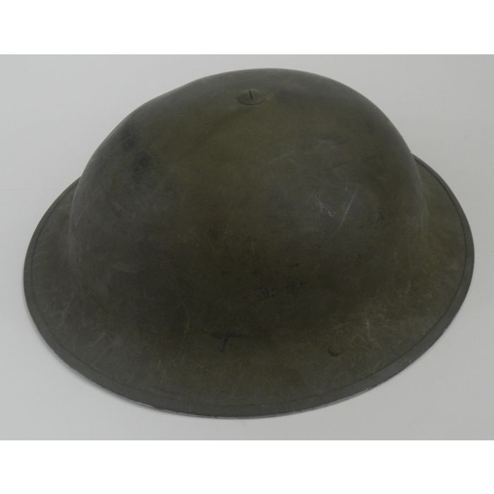 WW2 CANADIAN MARK II HELMET WITH LINER & STRAP DATED 1941(GSW) - Image 3