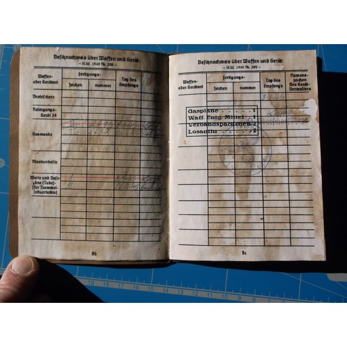 SS SOLDBUCH OTTO NEUMANN SS PANZER ERSATZ REGIMENT - Image 15