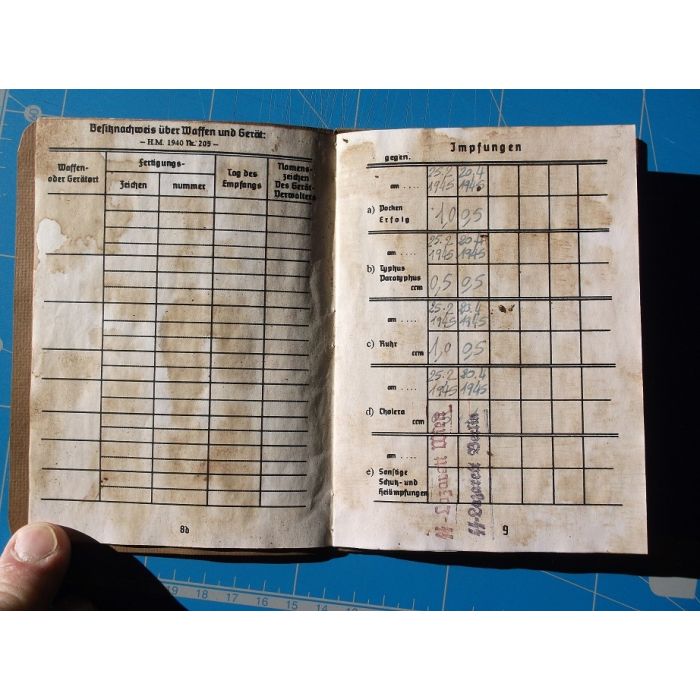 SS SOLDBUCH OTTO NEUMANN SS PANZER ERSATZ REGIMENT - Image 14