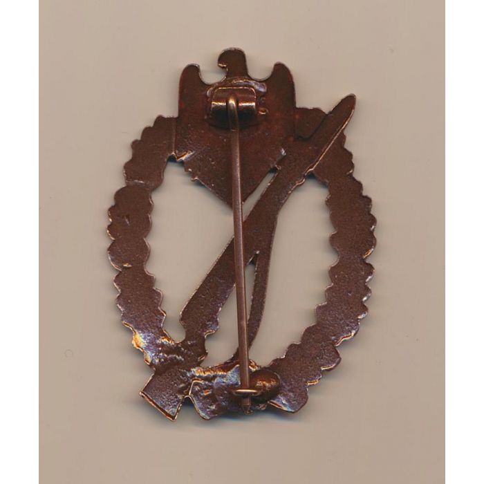 GERMAN INFANTRY ASSAULT BADGE FOR MOTORIZED INFANTRY - BRONZE - Image 2