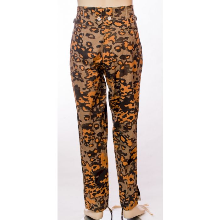 GERMAN WAFFEN SS OAK LEAF A CAMOUFLAGE M43 DRILL PANTS - Image 2