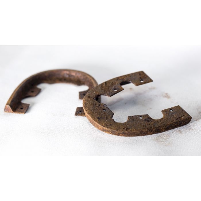 ORIGINAL WW2 GERMAN REPLACEMENT HEEL IRONS FOR JACK BOOTS - Image 2