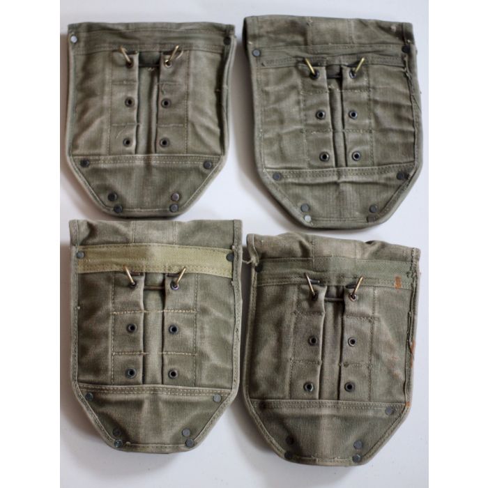 WW2 US ARMY M43 ENTRENCHING TOOL SHOVEL CANVAS COVER OR CARRIER 2ND PATTERN - Image 2
