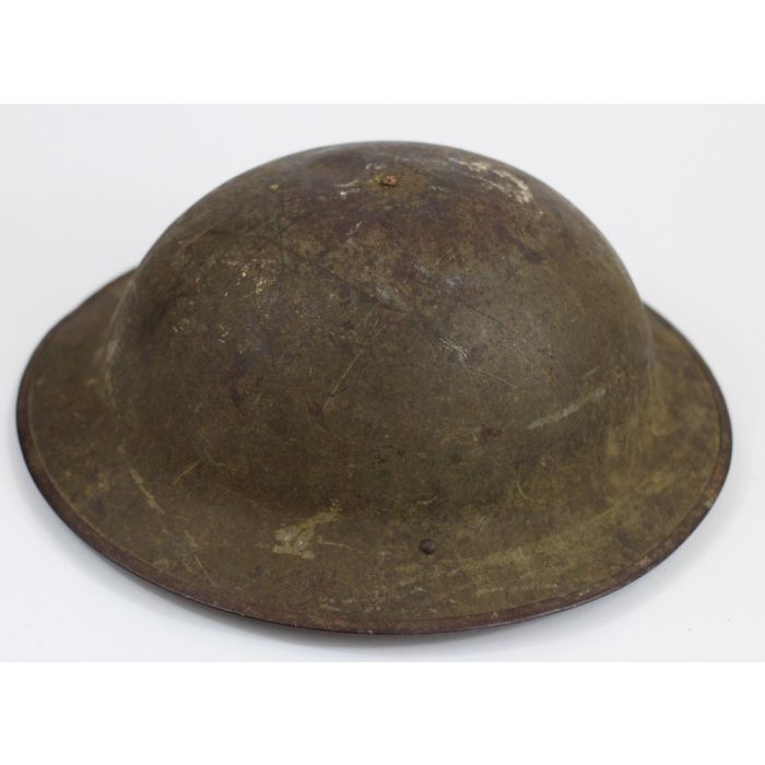 US WWI STEEL HELMET M-1917 DOUGHBOY HELMET LINER & CHINSTRAP - Image 4
