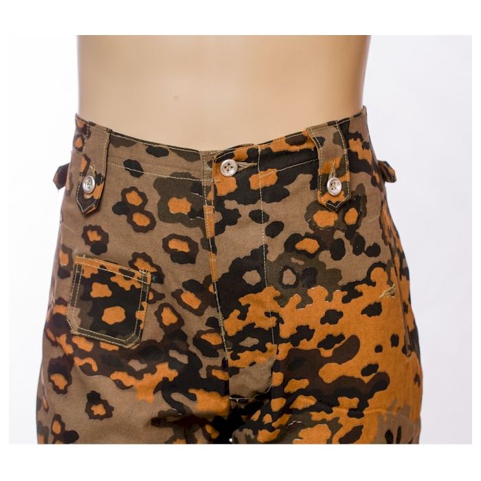 GERMAN WAFFEN SS OAK LEAF A CAMOUFLAGE M43 DRILL PANTS - Image 9