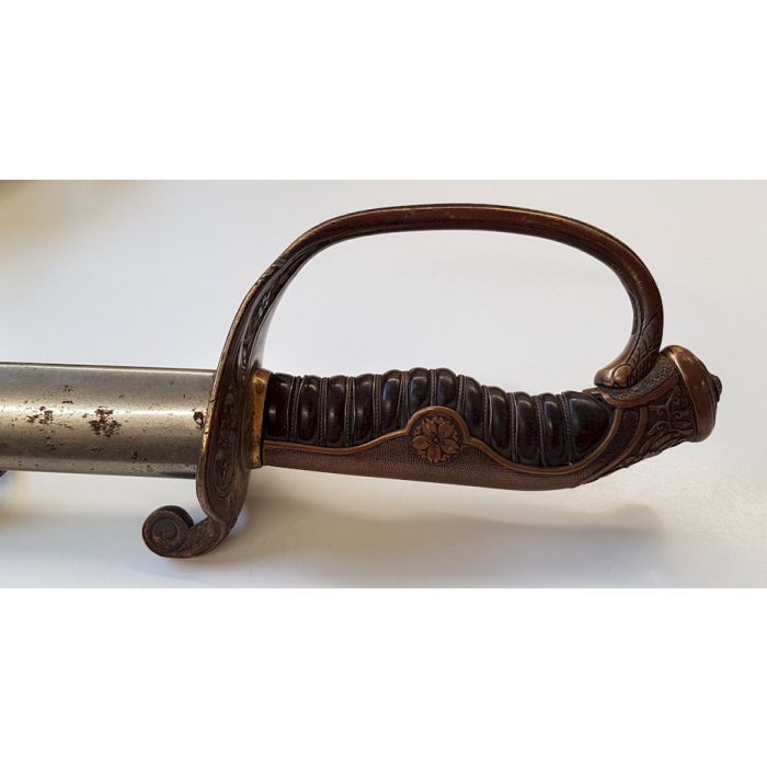 1920-1940 TYPE 19 KYU GUNTO JAPANESE ARMY OFFICER'S SWORD - Image 6