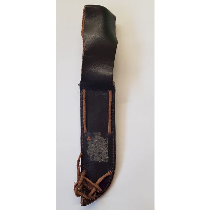U.S. WWII KA-BAR FIGHTING KNIFE BY CAMILLUS N.Y. WITH LEATHER SCABBARD - Image 8