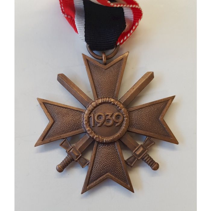 GERMAN WAR MERIT CROSS 2ND CLASS WITH SWORDS WITH AWARD DOCUMENT TO OBERGEFREITEN JOSEF JAGER - Image 4