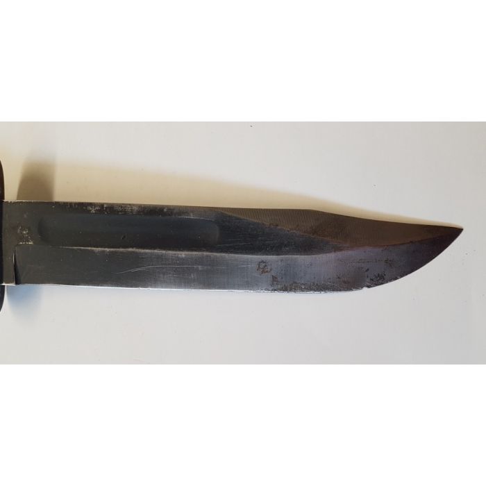 U.S. WW2 USMC MARK 2 KA-BAR FIGHTING KNIFE BY CAMILLUS WITH LEATHER SCABBARD - Image 10